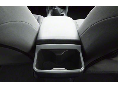 Rear Cup Holder Accent Trim; Cement Gray (16-23 Tacoma)