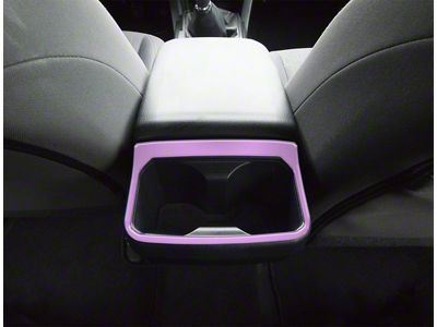 Rear Cup Holder Accent Trim; Lavender Purple (16-23 Tacoma)