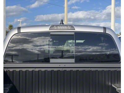 Rear Power Sliding Window Accent Trim; Magnetic Gray Metallic (16-23 Tacoma)