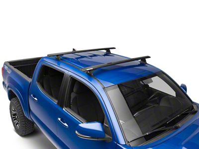 Rhino-Rack Vortex RLT600 Trackmount 2-Bar Roof Rack; Black (05-23 Tacoma Double Cab)