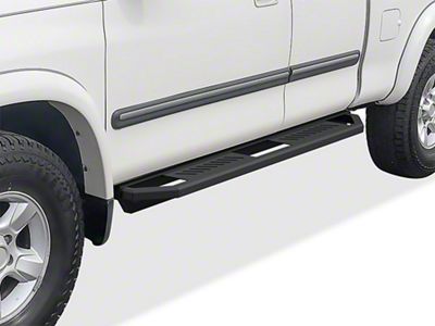 Rocker Armor Side Step Bars; Matte Black (24-25 Tacoma Double Cab)