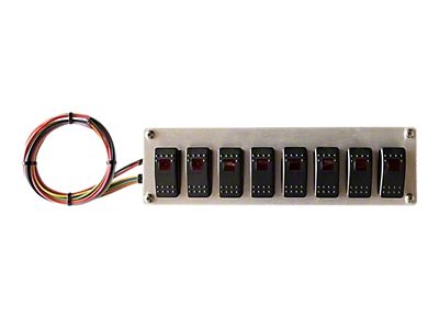 American Autowire Rocker Switch Panel 510923 (8 Switches) American Autowire Rocker Switch Panel 510923 (8 Switches)