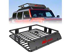 Roof Rack Cargo Basket; 43-Inch x 39-Inch x 6-Inch (Universal; Some Adaptation May Be Required)