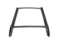 Roof Rails with Cross Bars; Black (05-23 Tacoma Double Cab)