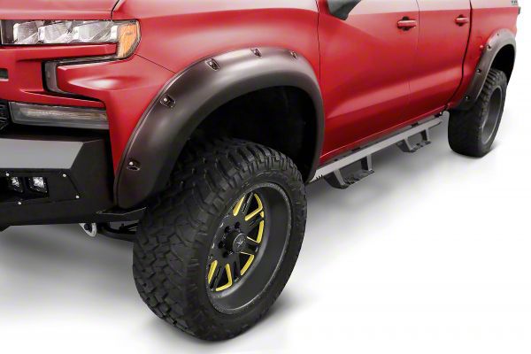 Tacoma Ruff Riderz Fender Flares; Smooth Black (16-23 Tacoma) - Free ...