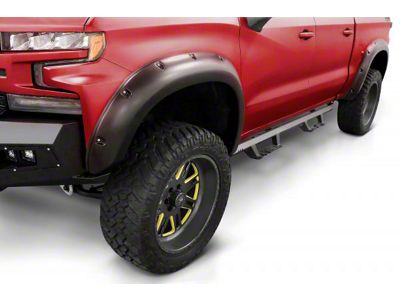 Ruff Riderz Fender Flares; Smooth Black (16-23 Tacoma)