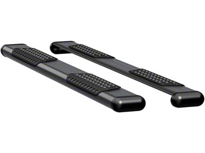 O-Mega II 6-Inch Oval Side Step Bars; Silver (05-23 Tacoma Access Cab)
