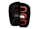 Sequential LED Tail Lights; Glossy Black Housing; Smoked Lens (16-23 Tacoma)