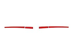 Side Mirror Accent Trim; Gloss TRD Red (16-23 Tacoma w/o Mirror Blinkers)
