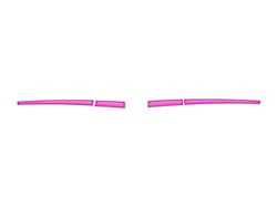 Side Mirror Accent Trim; Hot Pink (16-23 Tacoma w/o Mirror Blinkers)