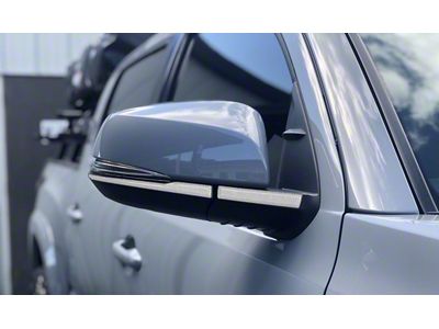 Side Mirror Accent Trim; Silver Sky Metallic (16-23 Tacoma w/ Mirror Blinkers)