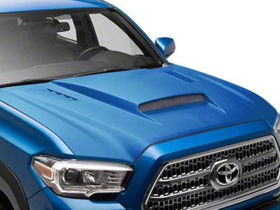 SMS Style Ram Air Hood; Unpainted (16-23 Tacoma)