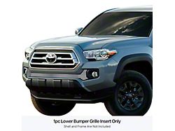 Stainless Steel Billet Lower Bumper Grille Overlay; Polished (16-23 Tacoma)