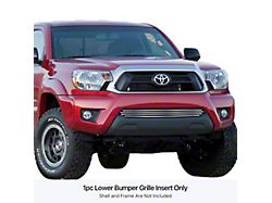 Stainless Steel Billet Lower Bumper Grille Overlay; Polished (12-15 Tacoma, Excluding X-Runner)
