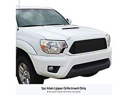 Stainless Steel Billet Lower Grille; Black (12-15 Tacoma)