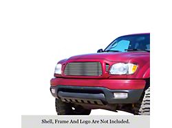 Stainless Steel Billet Upper Replacement Grille; Polished (01-04 Tacoma)