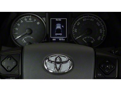 Steering Wheel Emblem Inserts; Cement Gray (16-23 Tacoma)