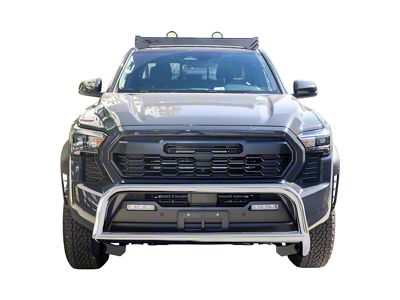 Super Wide Bull Bar; Stainless Steel (24-25 Tacoma)