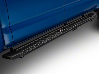 T-Style Running Boards; Black (05-23 Tacoma Double Cab)