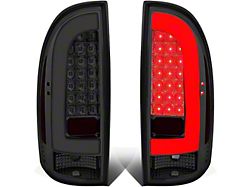 L-Bar LED Tail Lights; Chrome Housing; Smoked Lens (05-15 Tacoma w/ Factory Halogen Tail Lights)