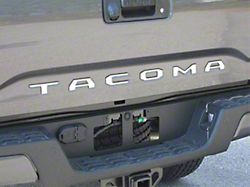 Tailgate Letter Inserts; Stainless Steel (16-23 Tacoma)