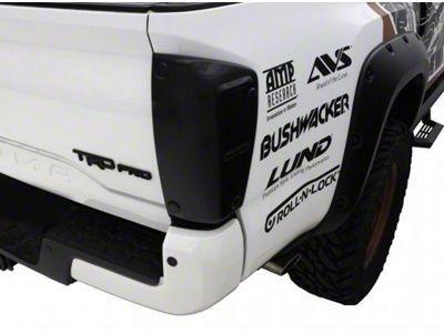Tail Shades Tail Light Covers; Smoked (16-23 Tacoma)