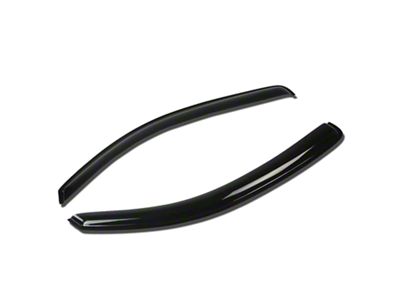 Tape-On Wind Deflectors Window Visors; Smoked (05-15 Tacoma Regular Cab)