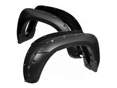 Terrain Fender Flares; Smooth Matte Black (05-11 Tacoma)