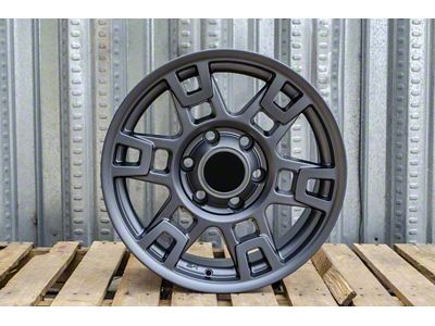 TR1 Matte Gunmetal 6-Lug Wheel; 20x9; 0mm Offset (16-23 Tacoma)