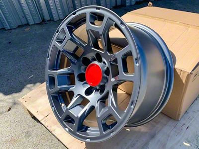 TR5 Matte Gunmetal 6-Lug Wheel; 17x9; 0mm Offset (16-23 Tacoma)