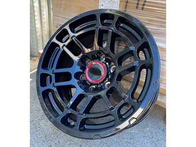 TR6 Gloss Black 6-Lug Wheel; 17x9; 0mm Offset (16-23 Tacoma)