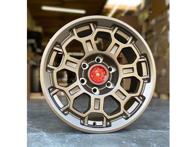 TR8 Matte Bronze 6-Lug Wheel; 17x8; 5mm Offset (16-23 Tacoma)