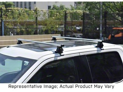 Traveler Cross Bar Roof Rack; Black; 56-Inch (16-18 Tacoma)