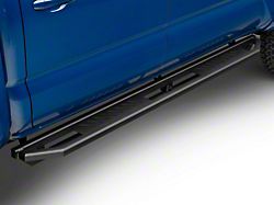 Rocker Armor Side Step Bars; Matte Black (05-23 Tacoma Double Cab)