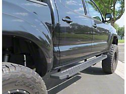 T-Style Running Boards; Black (05-23 Tacoma Double Cab)