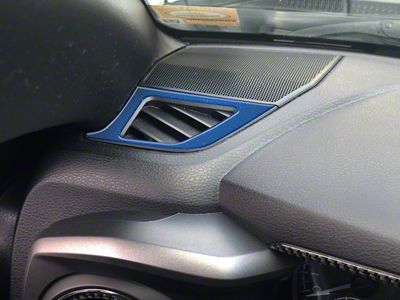 Upper Vent Accent Trim; Blazing Blue (16-23 Tacoma)