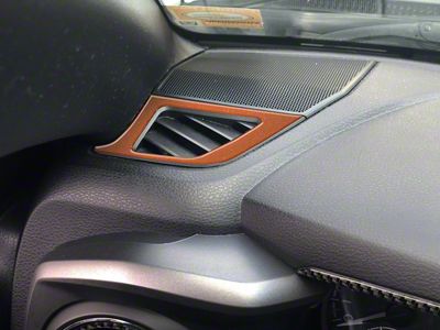 Upper Vent Accent Trim; Inferno (16-23 Tacoma)