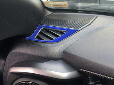 Upper Vent Accent Trim; Voodoo Blue (16-23 Tacoma)