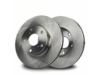 Vented 5-Lug Rotors; Front Pair (05-15 Tacoma)