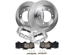 Vented 6-Lug Brake Rotor, Pad and Caliper Kit; Front (05-23 Tacoma)