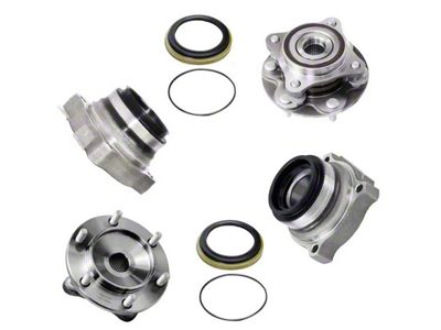 Wheel Hub Assemblies; Front and Rear (05-23 4WD Tacoma)