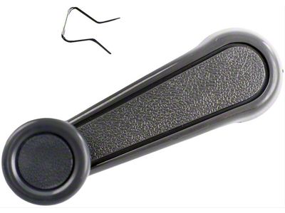 Window Crank Handle; Front and Rear; Left and Right; Gray; Match by Appearance (05-14 Tacoma)