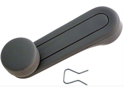 Window Crank Handle; Front and Rear; Left and Right; Light Gray; Match by Appearance (05-14 Tacoma)