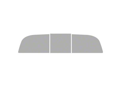 Window Tint Pre-Cut Kit; 3-Piece Power Slider Back Glass; 5% Dark (16-23 Tacoma Double Cab)