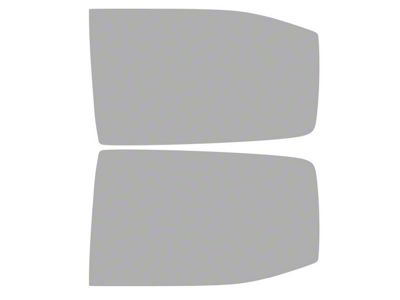 Window Tint Pre-Cut Kit; Rear Roll-Ups; 25% Medium (16-23 Tacoma Double Cab)