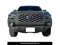 Wire Mesh Lower Bumper Grille Overlay; Black (16-23 Tacoma)