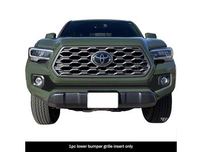 Wire Mesh Lower Bumper Grille Overlay; Black (16-23 Tacoma)