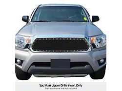 Wire Mesh Rivet Upper Replacement Grille; Black (12-15 Tacoma)