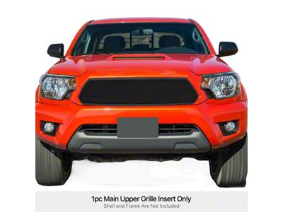 Wire Mesh Upper Replacement Grille; Black (12-15 Tacoma)