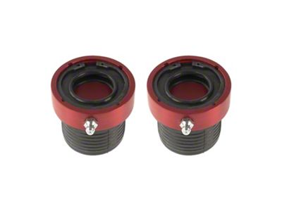 Ten Factory Dana 30/44 Front Axle Tube Seals; Red (84-01 Jeep Cherokee XJ w/o Vacuum Disconnect)